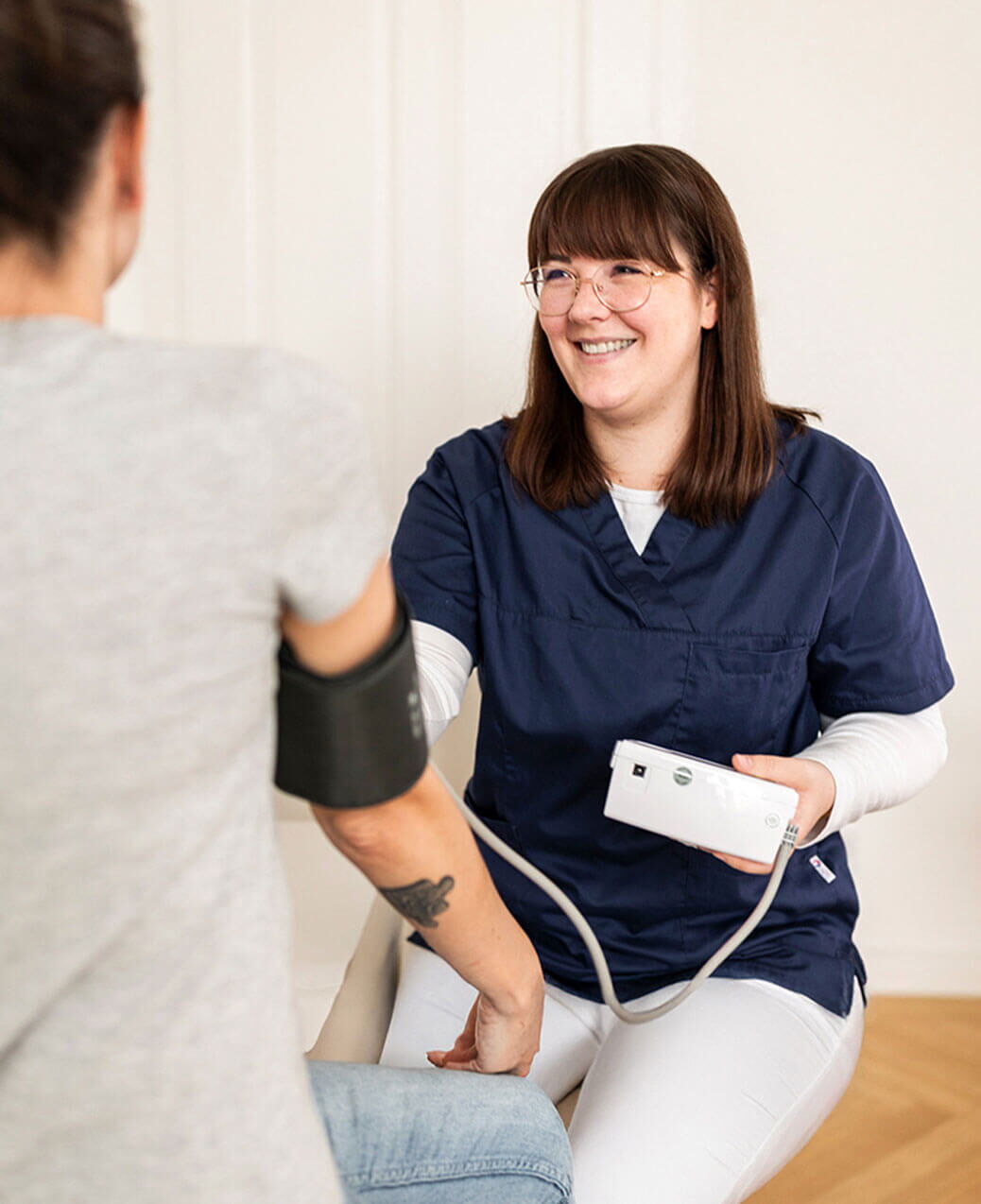 Untersuchung des Blutdrucks